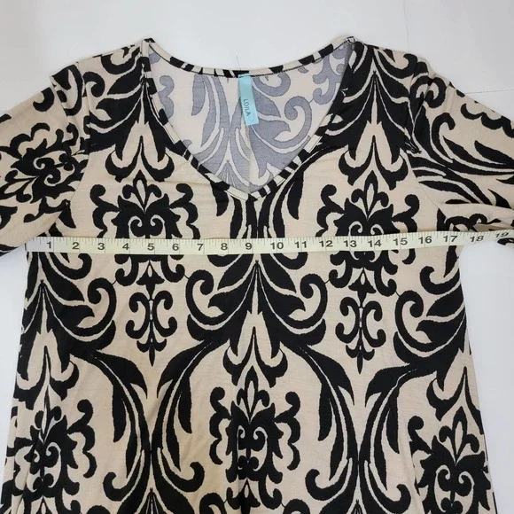 Boho, Hippie, Peasant Crochet Dress Black Medium. - Picture 5 of 12